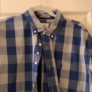 johnnie-O large check button down